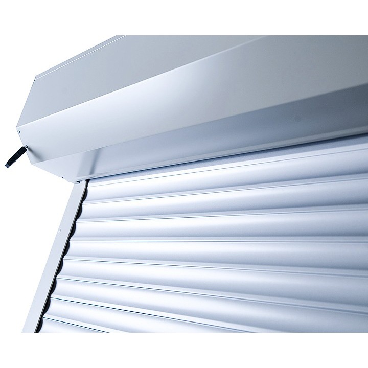 Portes de garage enroulables 55 aluminium coffre